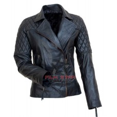 Avril Lavigne UK Brando Style Leather Jacket